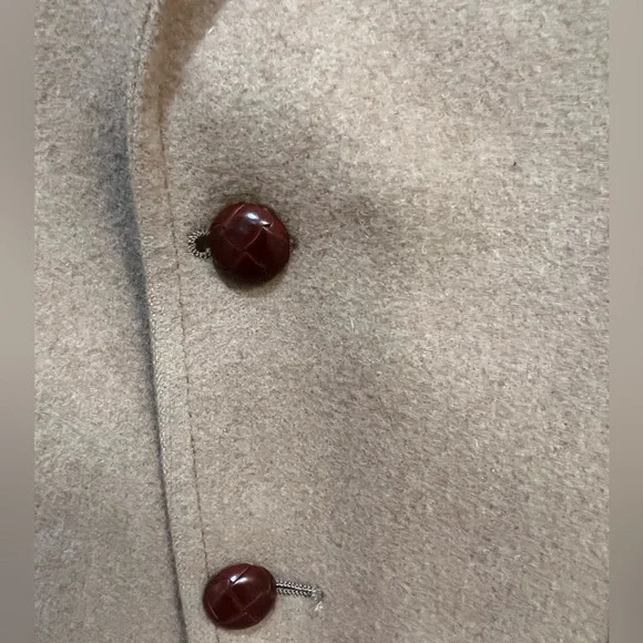 READGATE‎ EXCLUSIVELY ROBINS 100% Real Camel hair coat/ blazer in beige cream